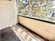 Small wooden deck with treetop views at 16001 E Alaska Pl # 7, Aurora, CO 80017