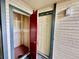 Exterior storage unit with adjacent entry door at 16001 E Alaska Pl # 7, Aurora, CO 80017