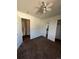 Bedroom with ceiling fan and carpet flooring at 2217 S Telluride Ct, Aurora, CO 80013