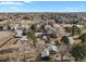 Aerial view of property and surrounding neighborhood at 1760 S Uinta Way, Denver, CO 80231