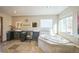 Spa-like bathroom with a large soaking tub and dual vanities at 5380 N Lariat Dr, Castle Rock, CO 80108