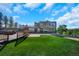 Castle-style home with hot tub and a spacious backyard at 5380 N Lariat Dr, Castle Rock, CO 80108