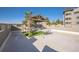 Spacious rooftop patio featuring a pergola and outdoor dining furniture at 5380 N Lariat Dr, Castle Rock, CO 80108