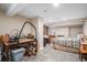 Finished basement bedroom with a queen bed at 9508 E 147Th Ave, Brighton, CO 80602