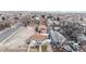 Aerial view of property and surrounding neighborhood, showing location and nearby homes at 480 N 6Th Ave, Brighton, CO 80601
