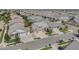 An aerial view of a house on a residential street in a neighborhood at 15373 E 113Th Pl, Commerce City, CO 80022