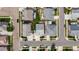 An aerial view showcasing the home's location within a residential neighborhood at 15373 E 113Th Pl, Commerce City, CO 80022