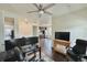 Home office with view into kitchenette at 14595 Vancouver Pl, Parker, CO 80134