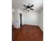 Spacious bedroom with wood floors and closet at 2604 S Dunkirk Ct, Aurora, CO 80013