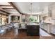 Gourmet kitchen with granite countertops and high-end appliances at 11164 Beatrice Ct, Littleton, CO 80125