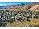 Community overview showcasing luxury homes and mountain views at 8 Catamount Ln, Littleton, CO 80127