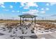 Park gazebo with picnic tables at 2164 Alyssa St, Fort Lupton, CO 80621