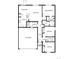 Two-story home floor plan, 3 bedrooms, 2 bathrooms, 2-car garage at 2164 Alyssa St, Fort Lupton, CO 80621