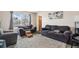 Bright living room featuring large windows and comfortable seating at 4545 Raritan St, Denver, CO 80211