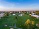 Aerial view of community and golf course at 350 S Clinton St # 7A, Denver, CO 80247