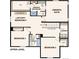 Second-floor blueprint featuring the owner's suite, laundry, loft, and three bedrooms at 5758 Ranch St, Mead, CO 80504