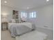 Well-lit bedroom with large window, neutral decor, and a soft rug at 12445 W 19Th Pl, Lakewood, CO 80215