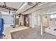 Unfinished basement with HVAC and water heater at 1820 S State Highway 83, Franktown, CO 80116