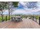 Spacious deck with table and chairs, offering scenic views at 1820 S State Highway 83, Franktown, CO 80116