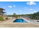 Inviting heated pool with mountain views at 367 Sandy Hollow Trl, Franktown, CO 80116