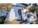 House with backyard deck and snow-covered yard in winter at 240 N Holcomb Cir, Castle Rock, CO 80104