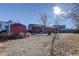 Spacious backyard with shed and patio area at 5305 Willow Ct, Castle Rock, CO 80104