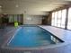 Indoor pool and spa area at 8060 E Girard Ave # 711, Denver, CO 80231