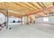 Unfinished basement with plumbing and electrical roughed in at 7193 S Versailles Way, Aurora, CO 80016