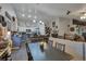 View of kitchen and dining area, showcasing open floor plan at 11384 Oakland Dr, Commerce City, CO 80640
