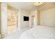 Main bedroom with a view of the bathroom and hallway at 1390 Peninsula Cir, Castle Rock, CO 80104