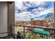 Balcony offering city views and partial mountain views at 1901 Wazee St # 719, Denver, CO 80202