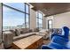 Relaxing common area with comfortable seating and city views at 1901 Wazee St # 719, Denver, CO 80202