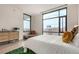 Spacious bedroom with large windows offering city views and a relaxing atmosphere at 1901 Wazee St # 719, Denver, CO 80202
