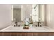 Bathroom with a modern double vanity and sleek fixtures at 1901 Wazee St # 719, Denver, CO 80202