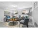 Finished basement with comfortable seating area at 4424 Decatur St, Denver, CO 80211