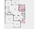Main floor plan showcasing kitchen, dining, great room, and 2-car garage at 16537 Black Rose Cir, Parker, CO 80134