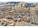 Aerial view of the property and surrounding neighborhood at 722 Washington Ave # 201, Golden, CO 80401