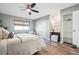 Main bedroom with walk-in closet and built-in shelves at 2105 Coronado Pkwy # C, Denver, CO 80229