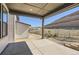 Covered patio with views of the backyard and surrounding neighborhood at 11575 Toccata Trl, Parker, CO 80134