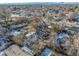 Aerial view of property and neighborhood with mountains at 354 S Quitman St, Denver, CO 80219