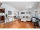 Living room with hardwood floors and comfortable seating at 1654 S Perry St, Denver, CO 80219