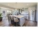 Modern kitchen with stainless steel appliances and an island at 4673 W 50Th Pl, Denver, CO 80212