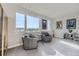 Cozy sitting area with great views and built-in shelving at 4673 W 50Th Pl, Denver, CO 80212
