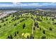 Golf course and surrounding landscape view from above at 4673 W 50Th Pl, Denver, CO 80212