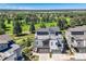 Aerial view of modern home and surrounding community at 4673 W 50Th Pl, Denver, CO 80212