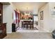 Dining area with a table and chairs near kitchen at 14389 E 101St Pl, Commerce City, CO 80022