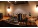 Kitchen features gas stove, copper range hood and butcher block counters at 1528 Chinook Rd, Idaho Springs, CO 80452