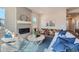 Living room with a fireplace and comfortable seating at 305 W Charles St, Superior, CO 80027