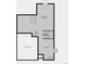 Unfinished basement plan with optional rough-in plumbing and tankless water heater at 17747 Prairie Peak Trl, Parker, CO 80134