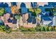 High-angle view of houses in a residential area at 9357 Lark Sparrow Dr, Highlands Ranch, CO 80126